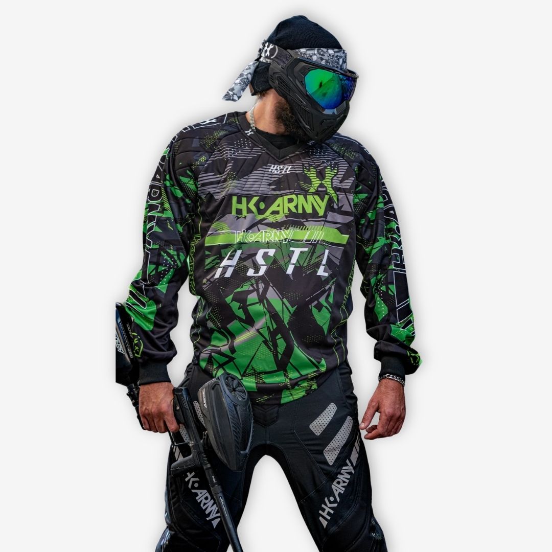 Hk Army HSTl LINE Jersey - Slime Green/Black