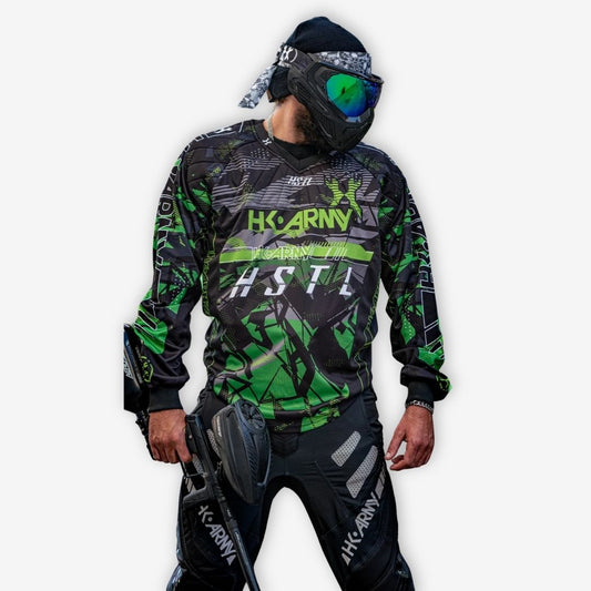 Hk Army HSTl LINE Jersey - Slime Green/Black