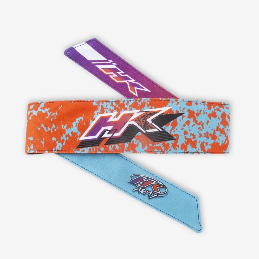 Hk Army Headband - Liquid Orange/Teal