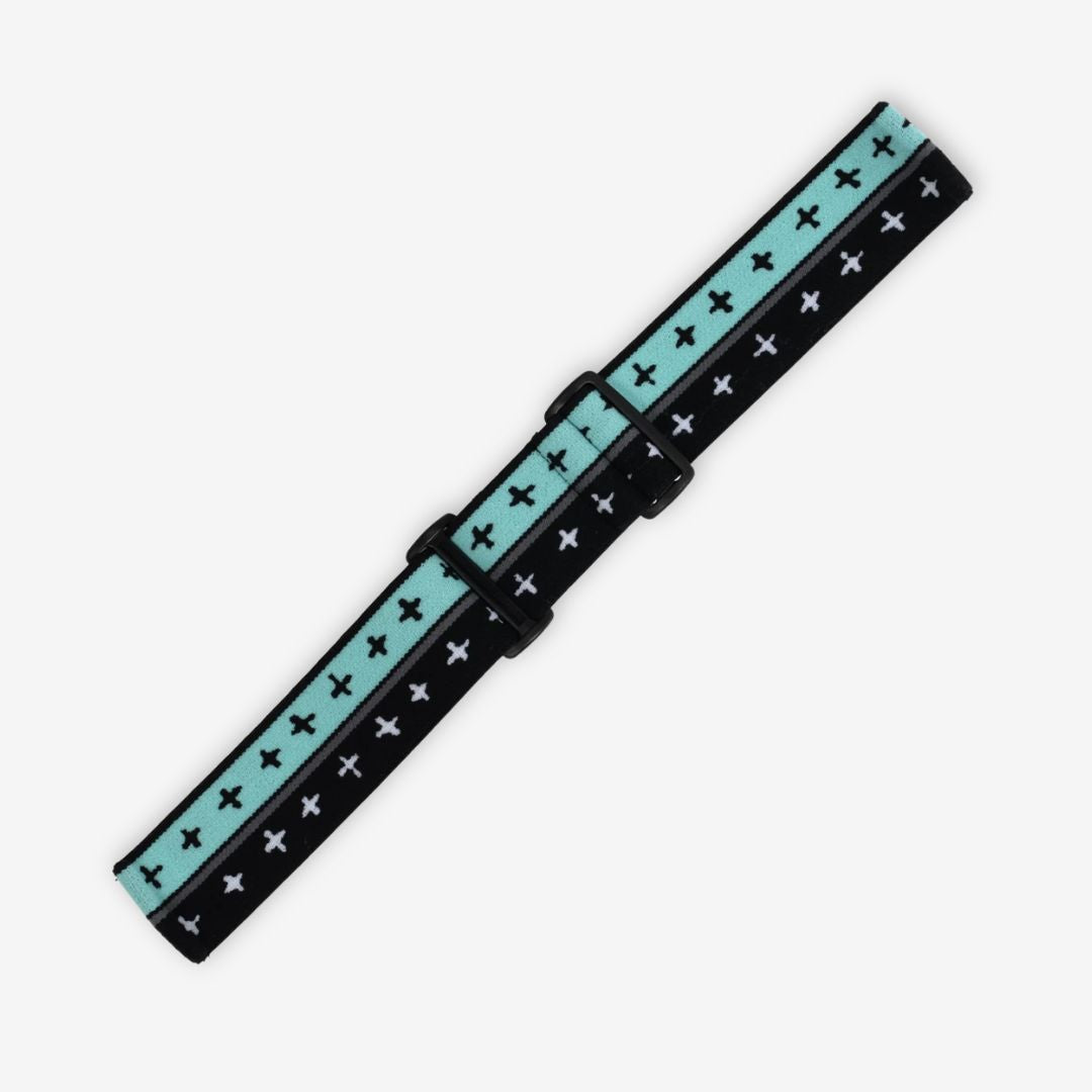 Hormesis Teal Crux Woven Goggle Strap