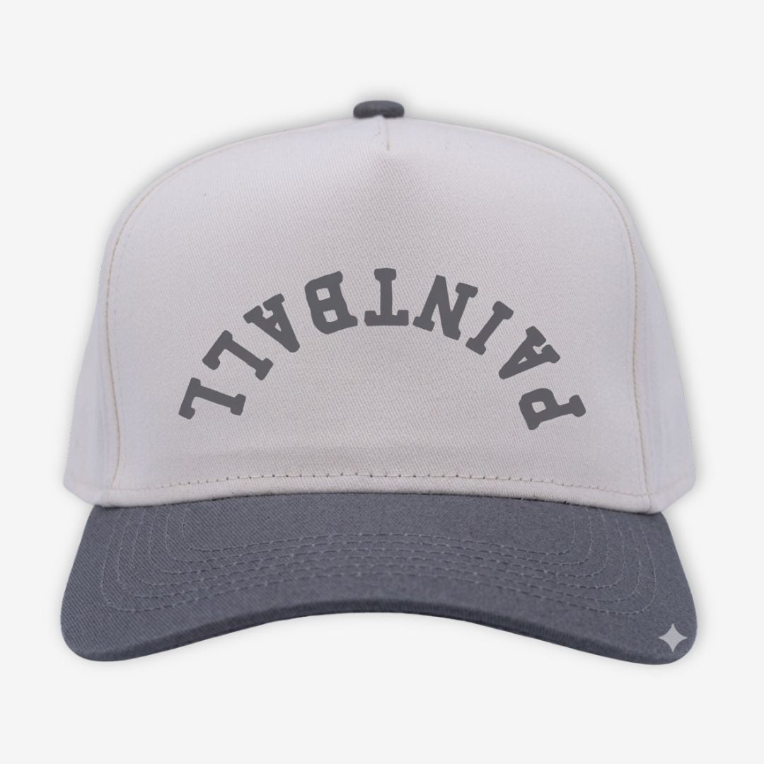 Hydra Paintball Caps - Grey Bill/Cream Top