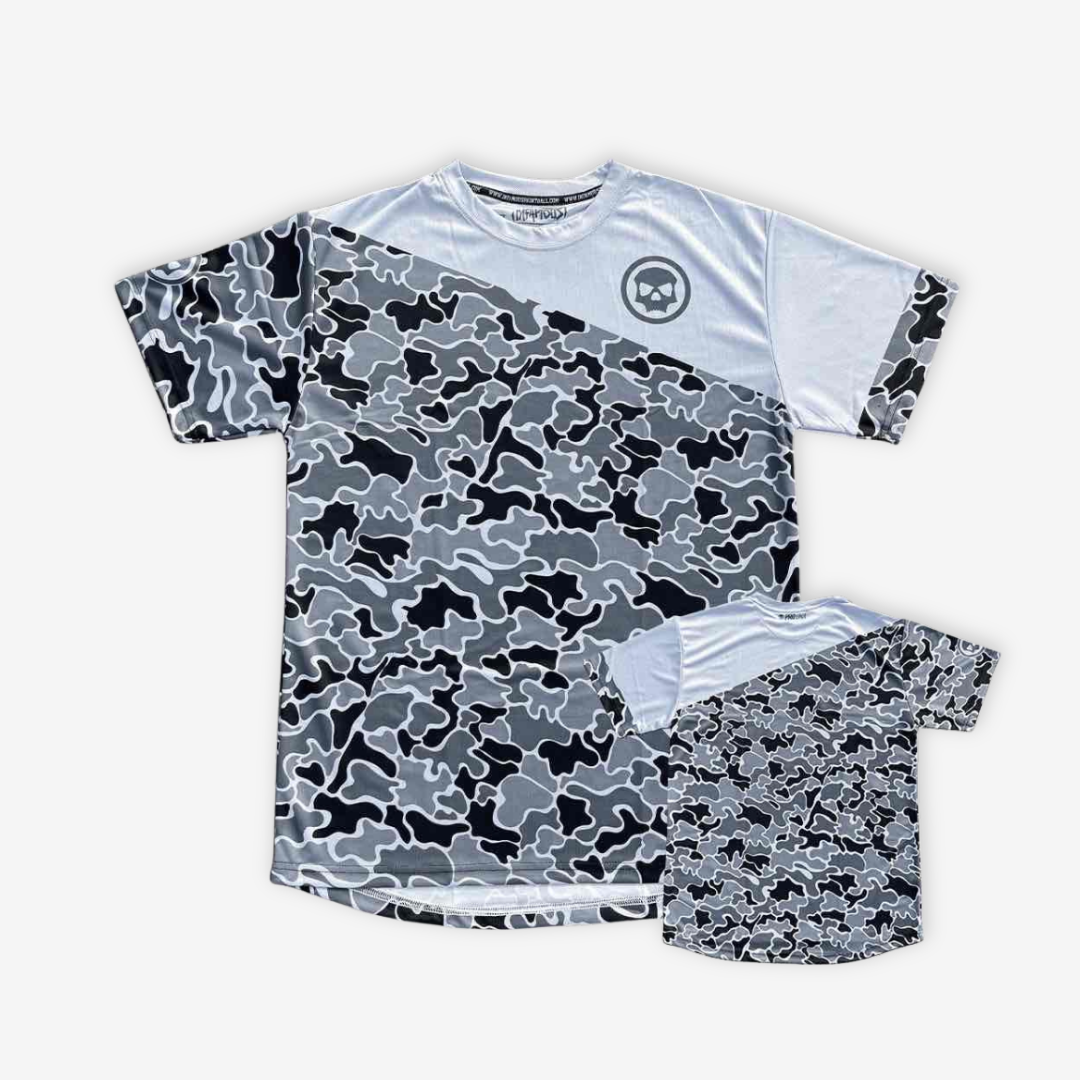 Infamous DryFit Tech T-Shirt Camo Series (Grey)