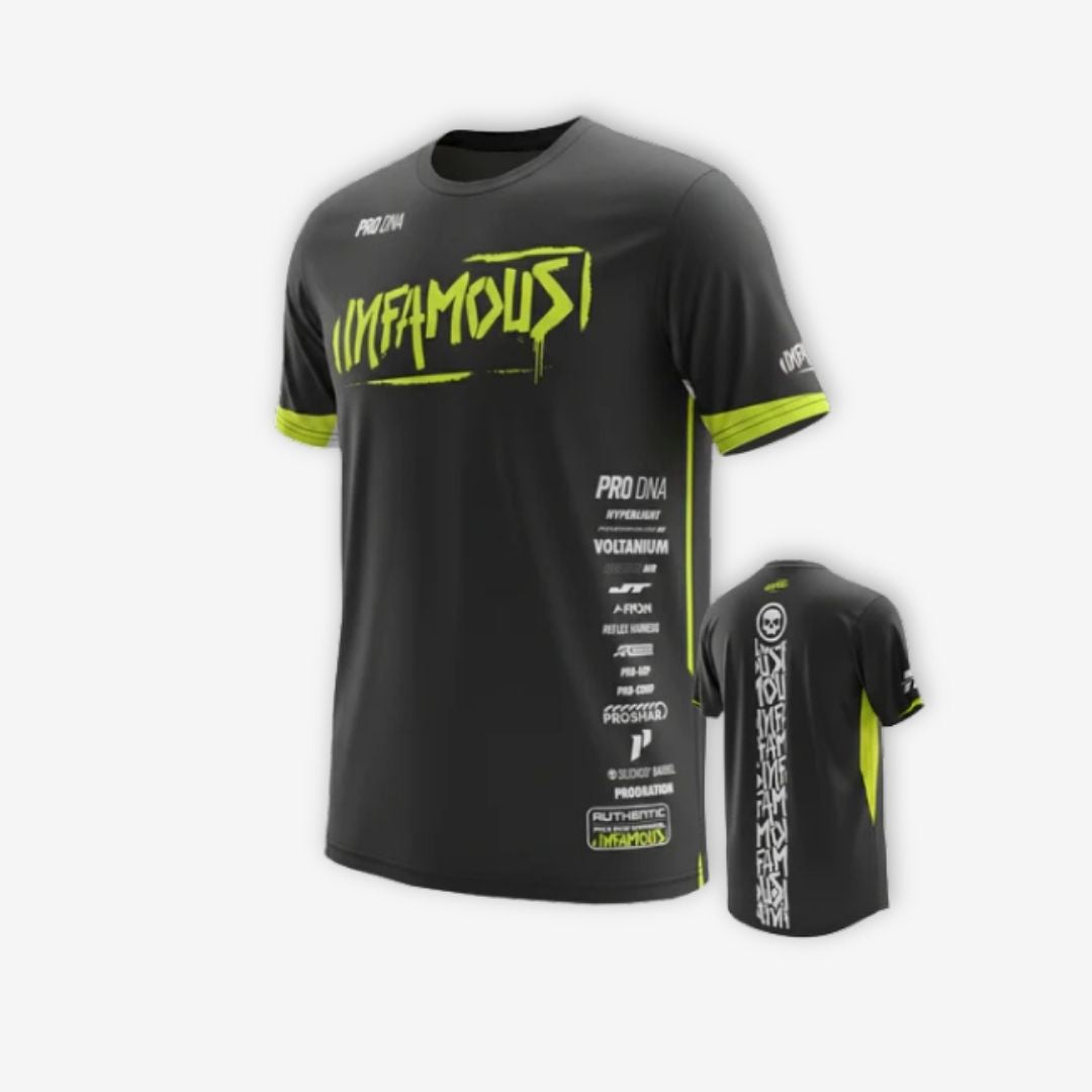 Infamous Performance DryFit Tech Tee Team Wear - Black