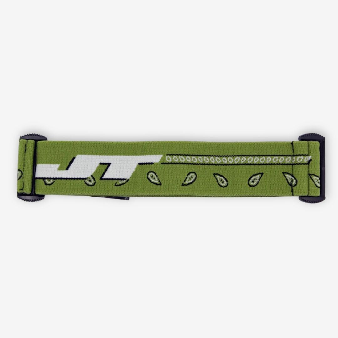 JT Goggle Strap - Bandana Green