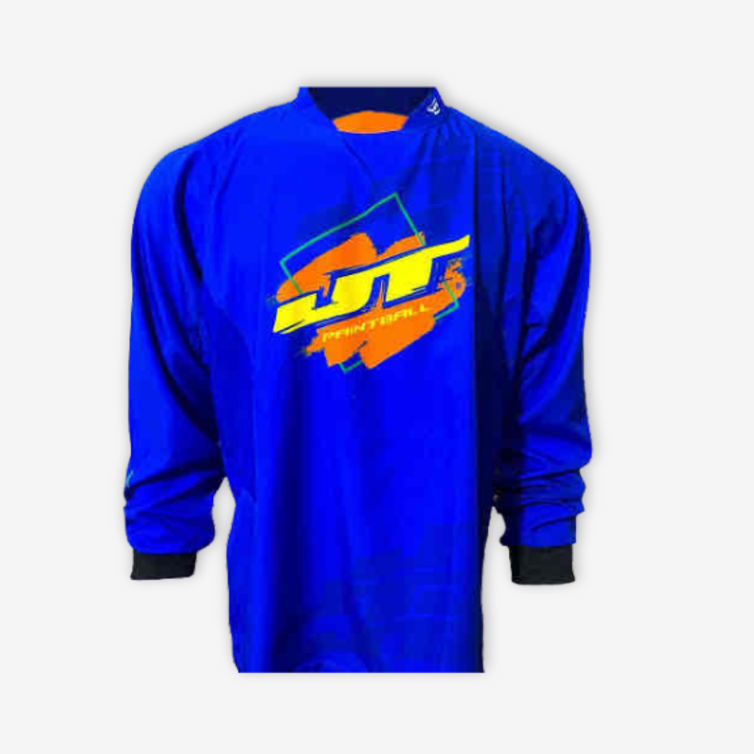 Jt Spring Paintball Jersey - Blue/Orange