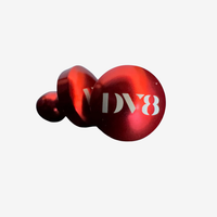 DV8 XL Plugs - Red Polished