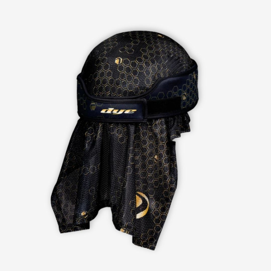 Dye x Halo Headwrap - Hypercam Black/Gold