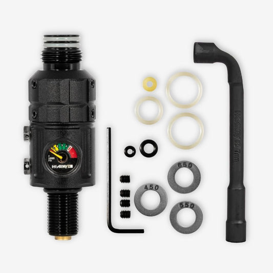 Hk Army Turbine Pro Regulator Long Body Adjustable & Rotational - Black