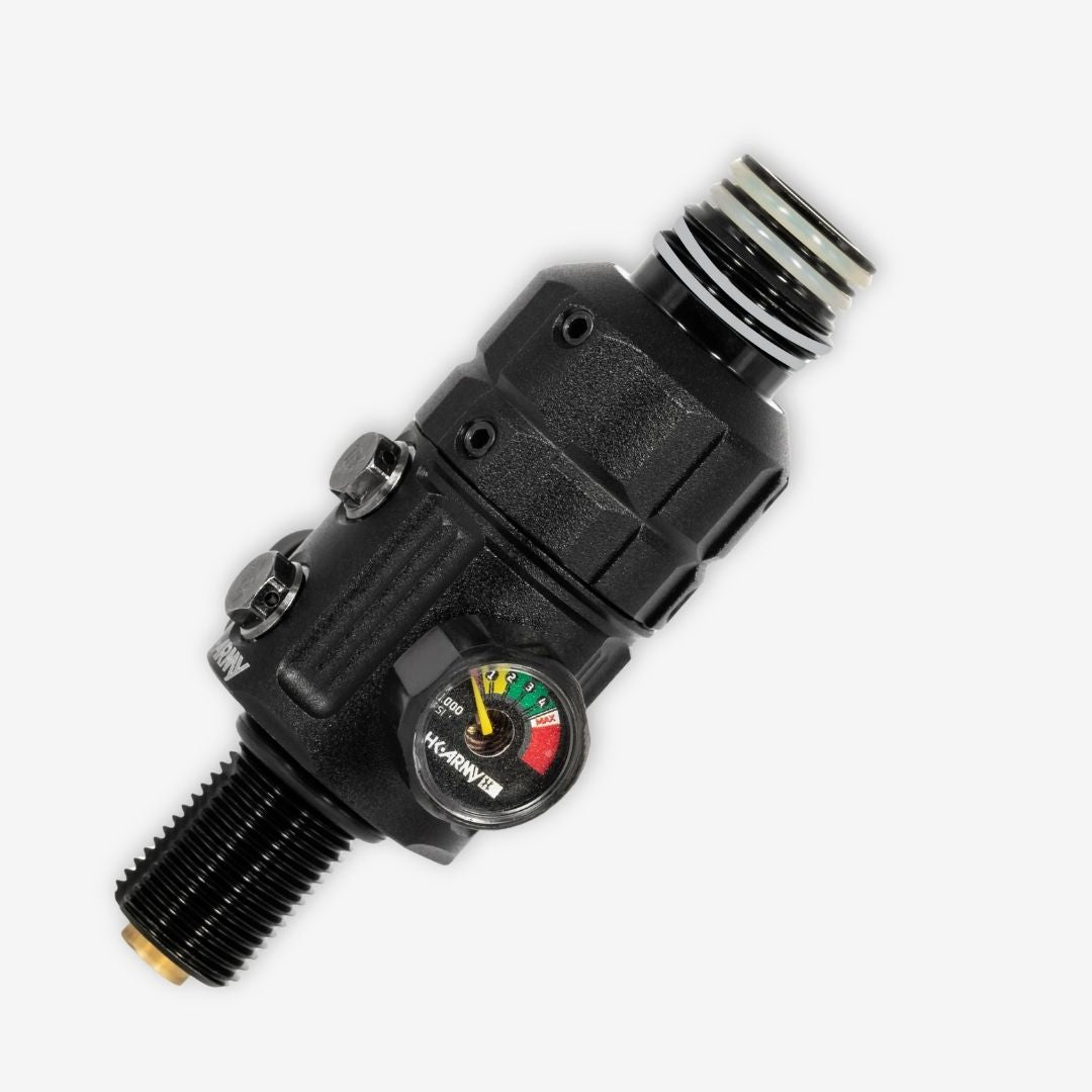 Hk Army Turbine Pro Regulator Long Body Adjustable & Rotational - Black