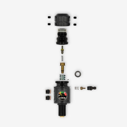 Hk Army Turbine Pro Regulator Long Body Adjustable & Rotational - Black