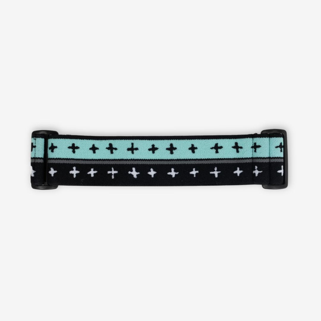 Hormesis Teal Crux Woven Goggle Strap
