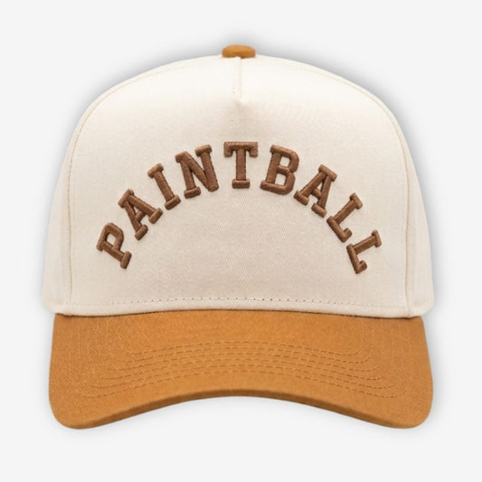 Hydra Paintball Caps - Gold Bill/Cream Top