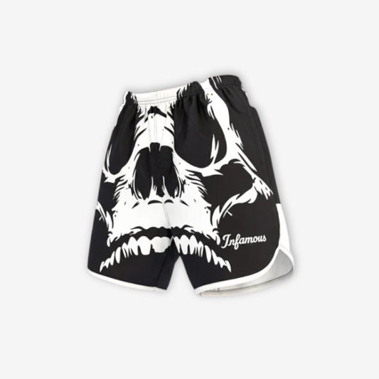 Infamous Field Shorts Dead Center Skull