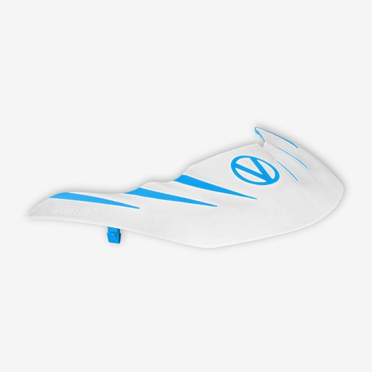 Virtue Stealth Visor - Cyan White